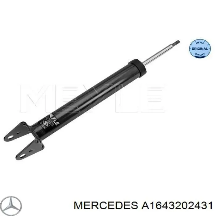 Купити A1643202431 Mercedes Стійка амортизатора задня