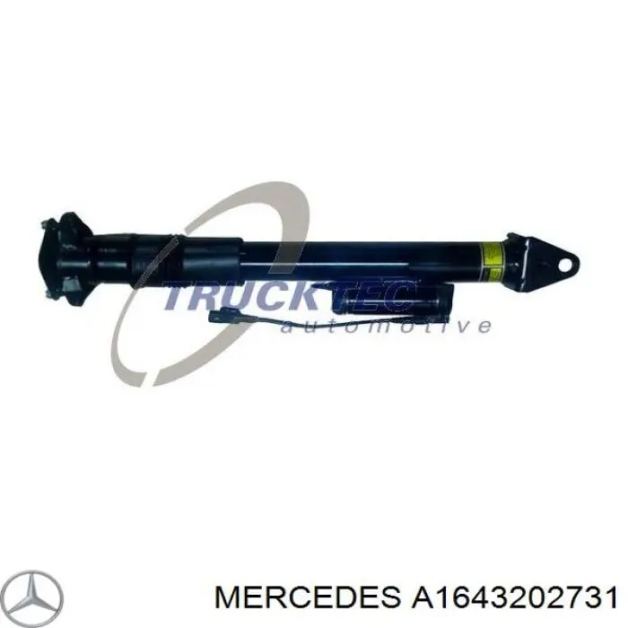Амортизатор задній Mercedes A1643202731 ціна, від 211.49 USD