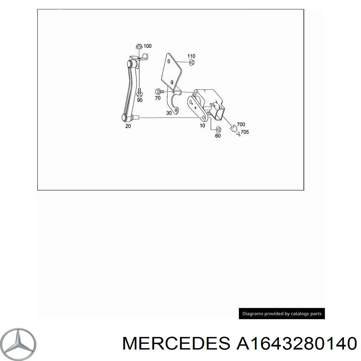 A1643280140 Mercedes 