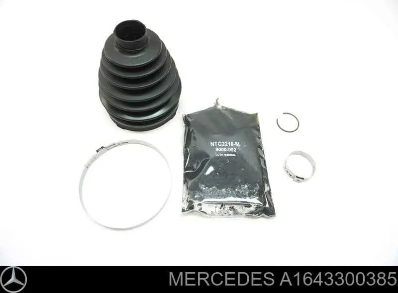 Пильник шарніра кутових швидкостей зовнішній передній Mercedes A1643300385 ціна, від 48.51 USD