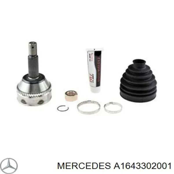 Купити A1643302001 Mercedes Ліва піввісь