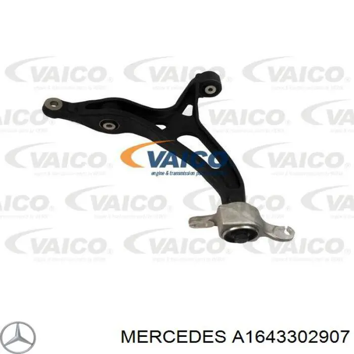 Купити A1643302907 Mercedes Лівий важіль передній нижній підвіски