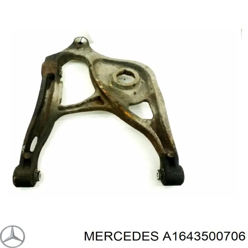 Купити A1643500706 Mercedes Важіль задньої підвіски нижній, правий