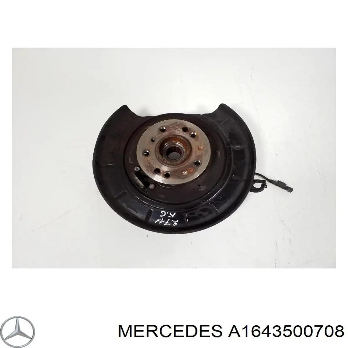 A1643500708 Mercedes Цапфа поворотна ліва