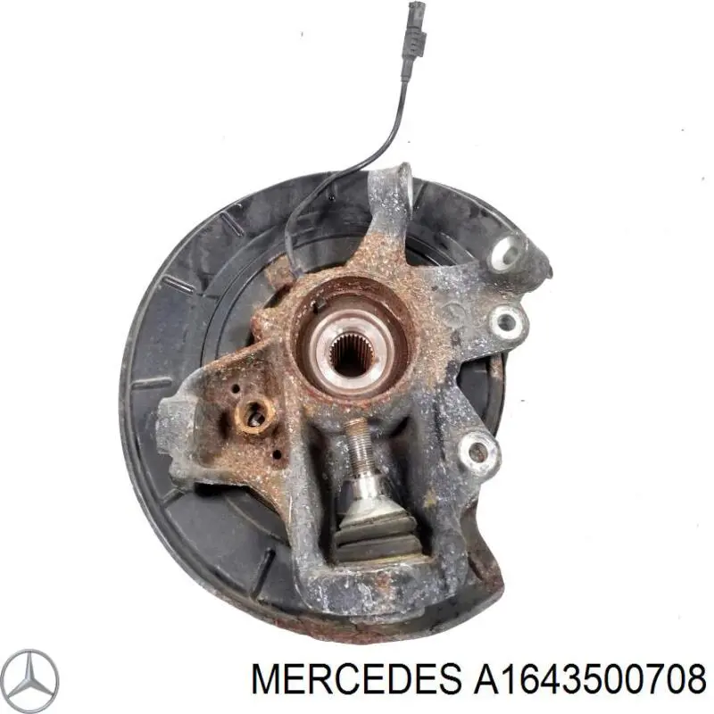 Кулак поворотний лівий Mercedes A1643500708 ціна, від 38.25 USD