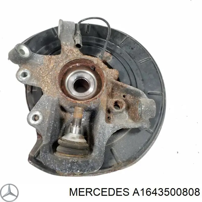 Цапфа - поворотний кулак задній, правий A1643500808 Mercedes