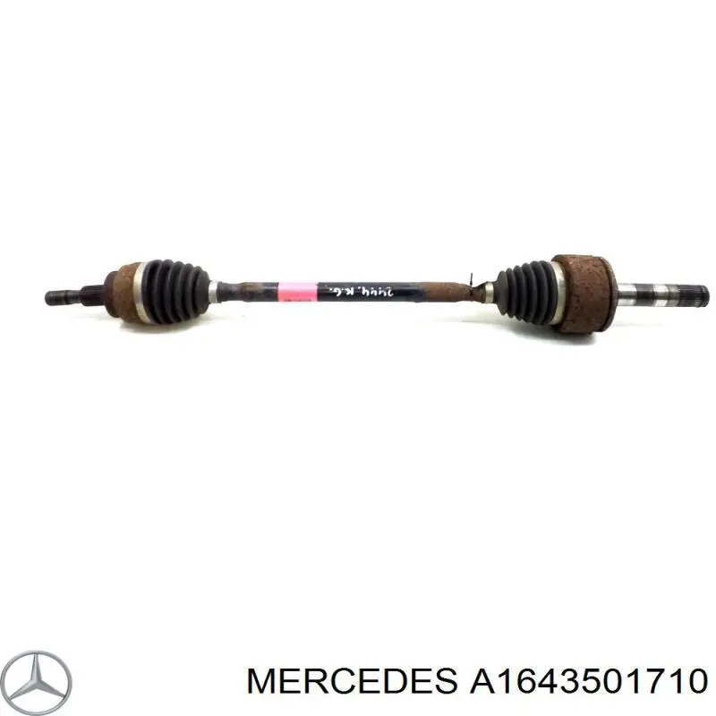 Купити A1643501710 Mercedes Піввісь задня, ліва