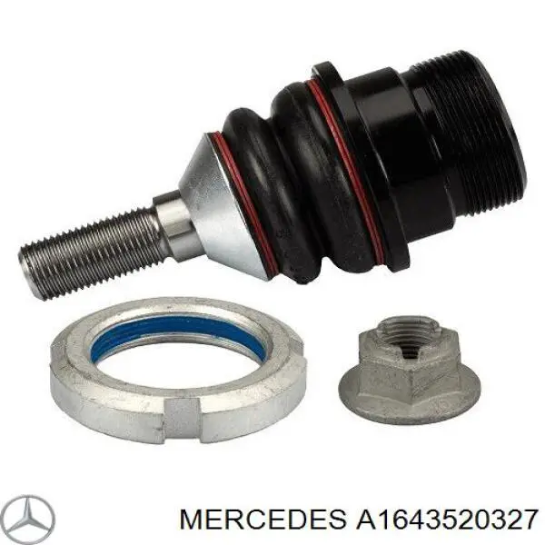 Шарова опора задньої підвіски, нижня Mercedes A1643520327 ціна, від 29.19 USD
