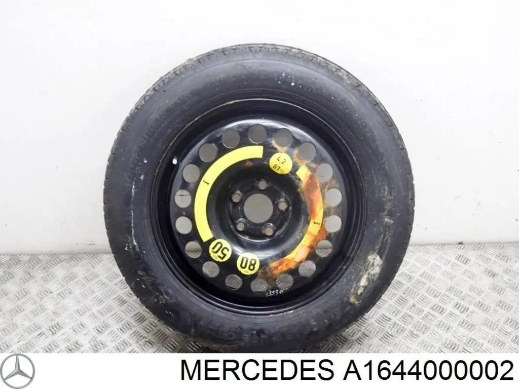 A1644000002 Mercedes Диски колісні (штамповані)