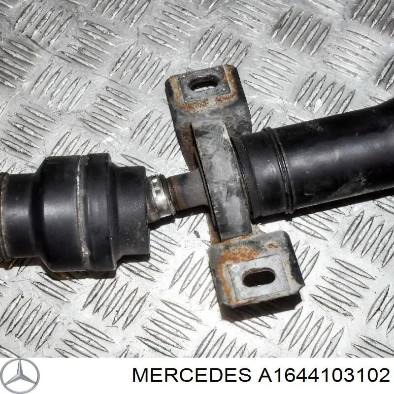 Вал карданний задній, в сборі на Mercedes ML/GLE (W164)