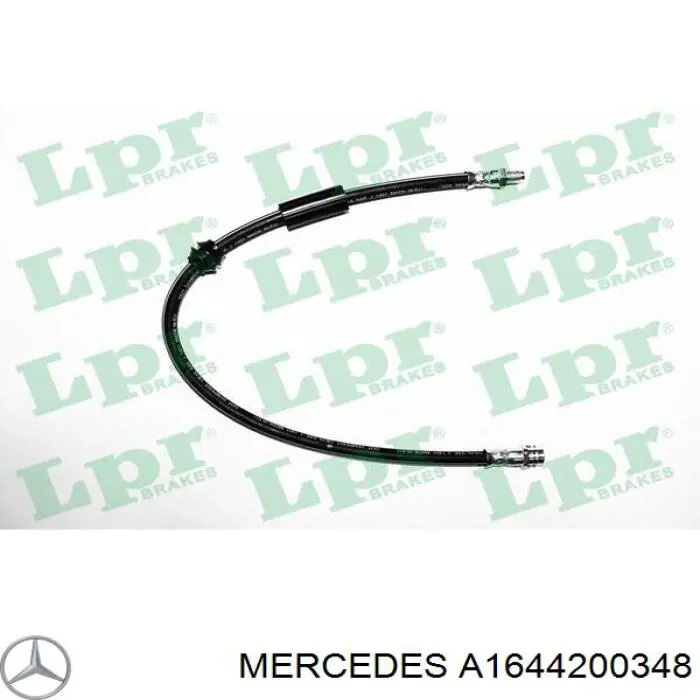 Шланг гальмівний передній Mercedes A1644200348 ціна, від 10.65 USD