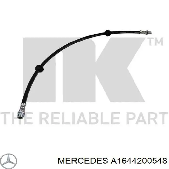 A1644200548 Mercedes Шланг гальмівний задній