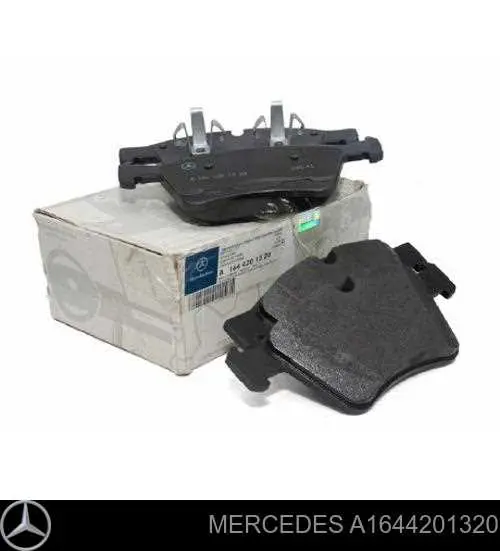 Купити A1644201320 Mercedes Колодки гальмівні передні, дискові