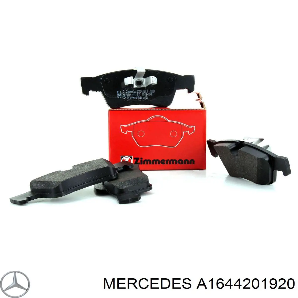 Задні гальмівні колодки Mercedes A1644201920 ціна, від 54.20 USD