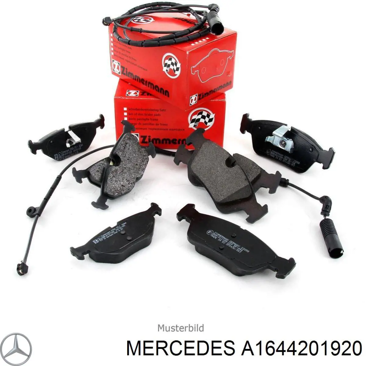 Купити A1644201920 Mercedes Задні колодки