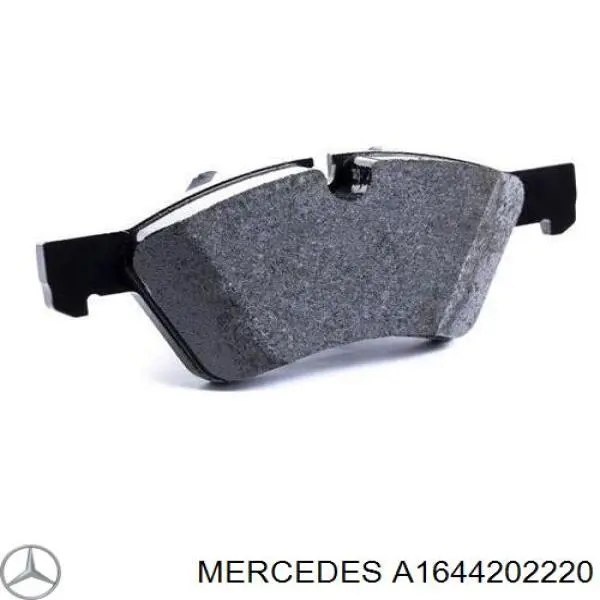 Купити A1644202220 Mercedes Колодки гальмівні передні, дискові
