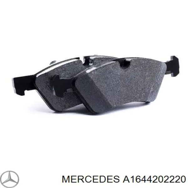 A1644202220 Mercedes колодки гальмівні передні, дискові