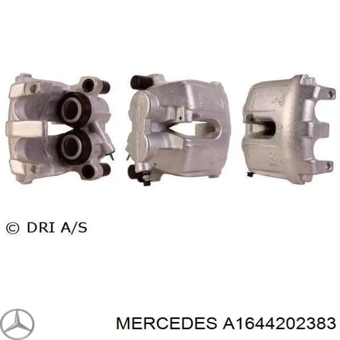 A1644202383 Mercedes супорт гальмівний передній лівий