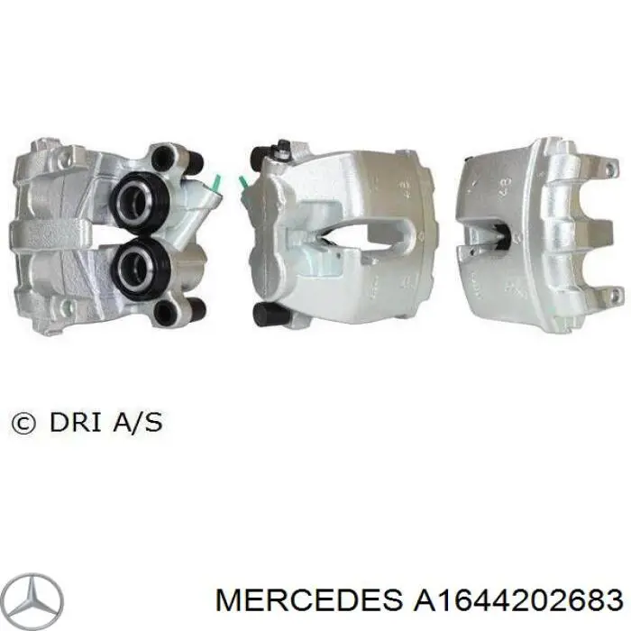 A1644202683 Mercedes Супорт гальмівний передній правий