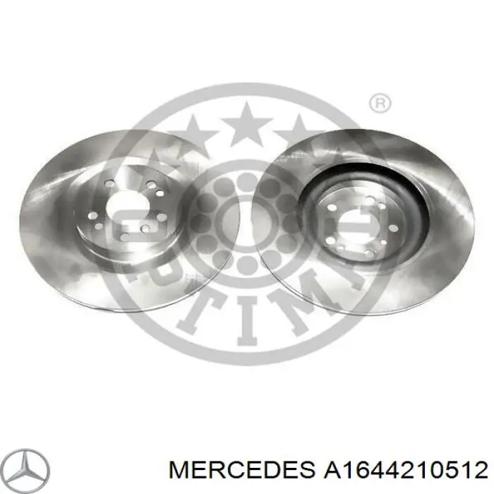 Купити A1644210512 Mercedes Ротор гальмівний
