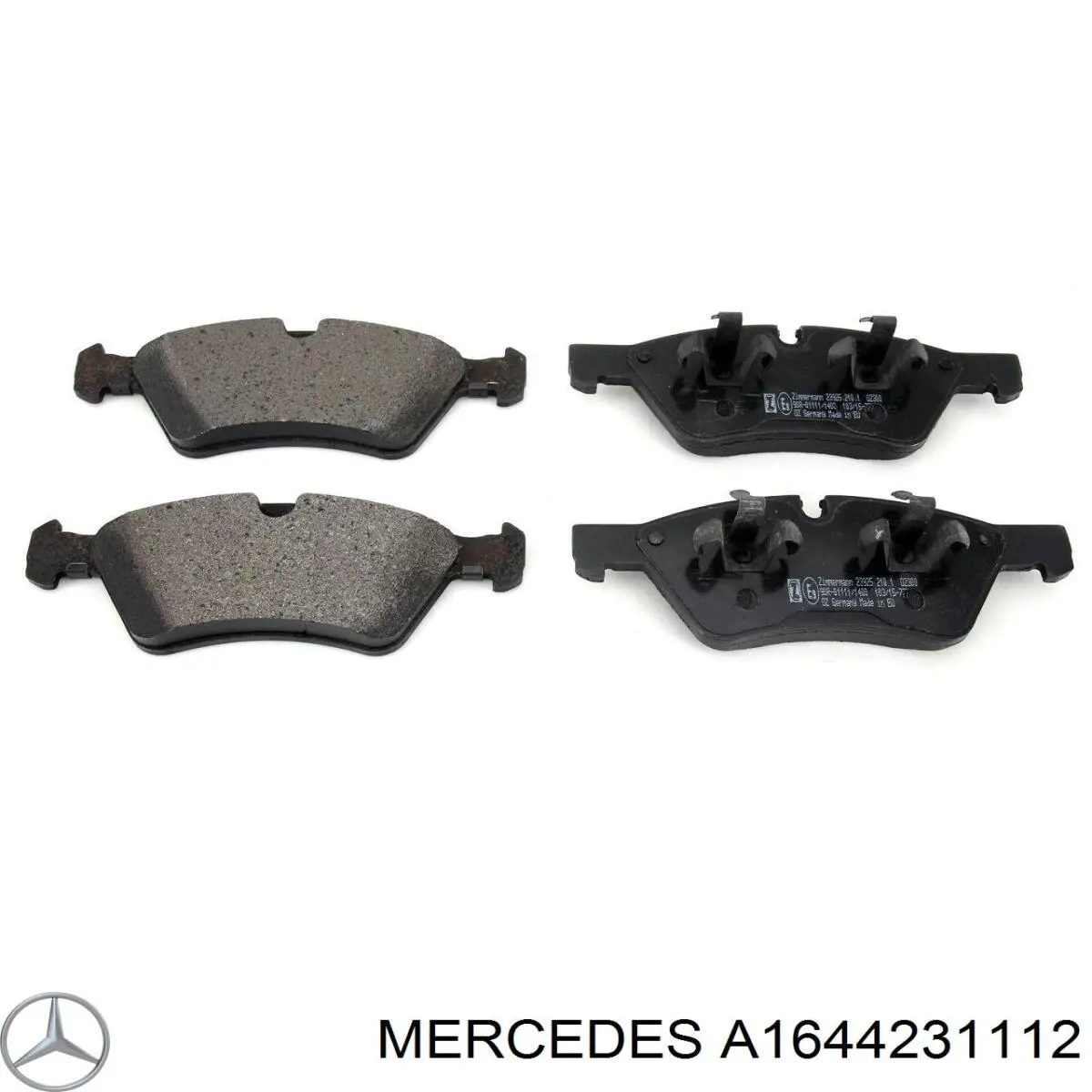 A1644231112 Mercedes диск гальмівний задній