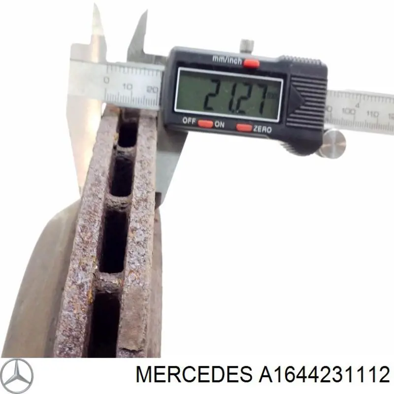 Задні дискові гальма Mercedes A1644231112 ціна, від 50.68 USD