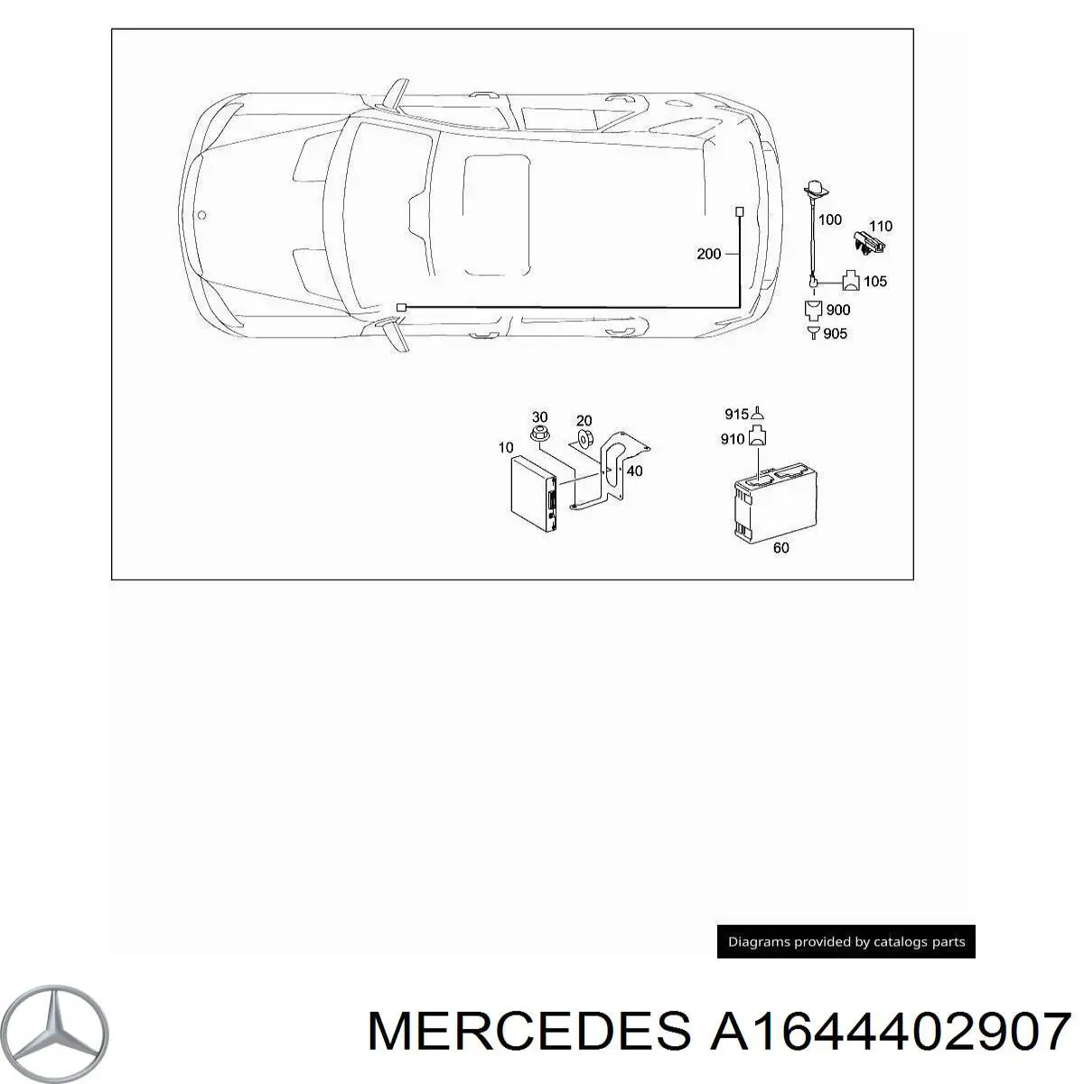 A1644402907 Mercedes 