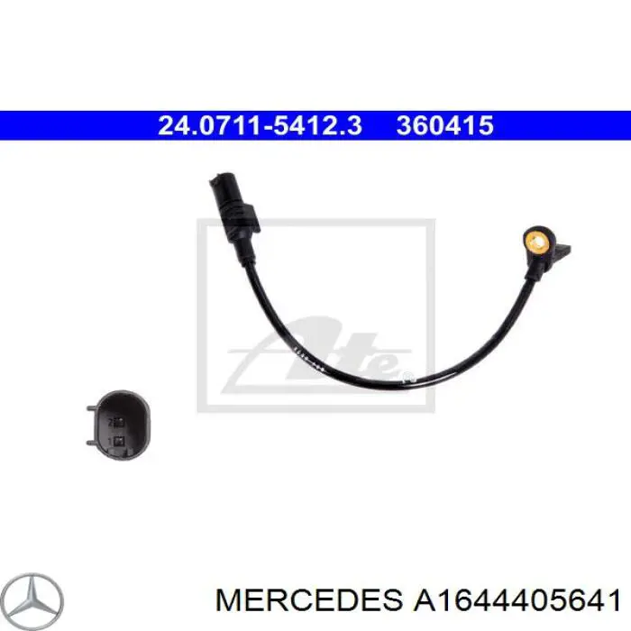 Датчик АБС (ABS) задній Mercedes A1644405641 ціна, від 19.69 USD
