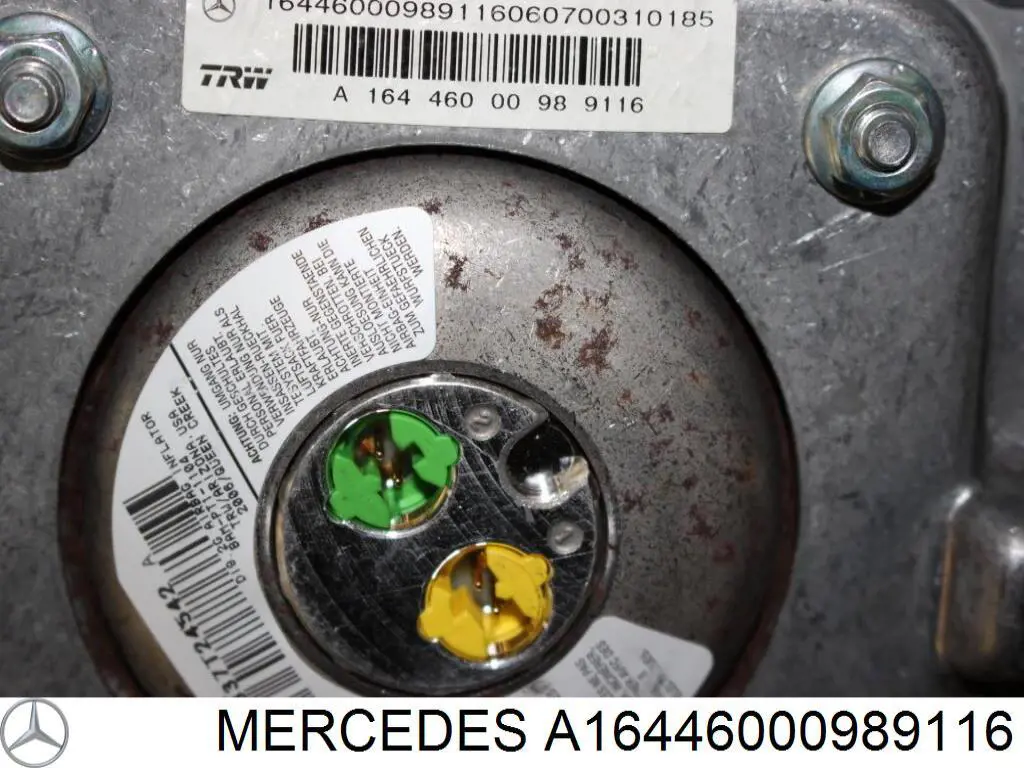 A16446000989116 Mercedes Подушка безпеки, водійська, AIRBAG