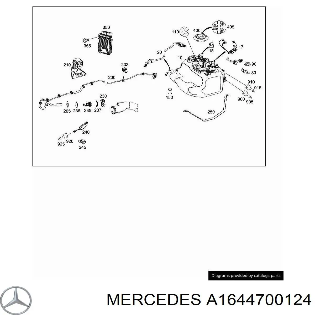 A1644700124 Mercedes 