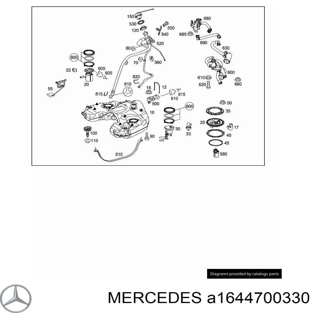 A1644700330 Mercedes 