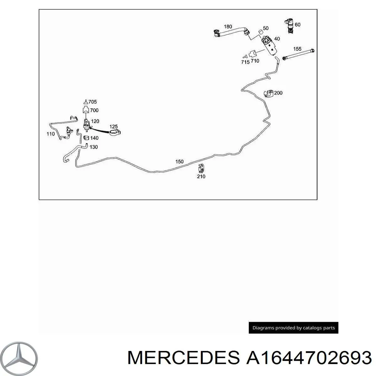 1644703193 Mercedes клапан egr, рециркуляції газів
