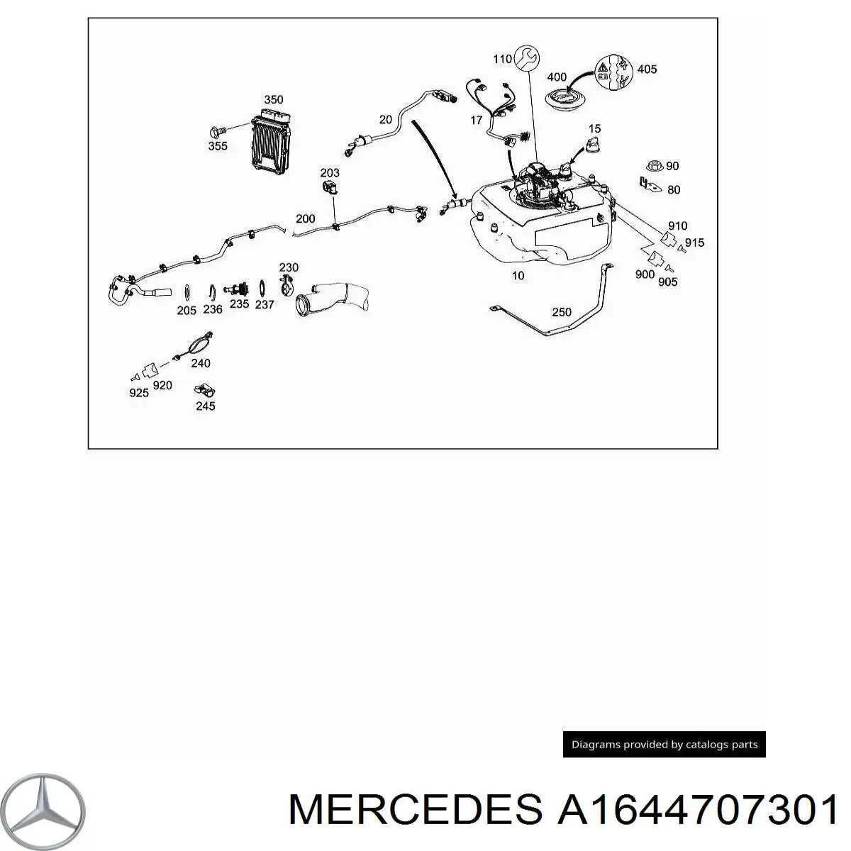 A1644707301 Mercedes Бак AD BLUE