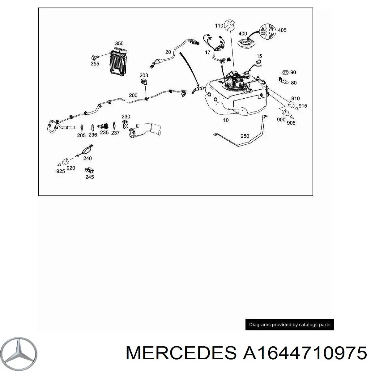 Купити A1644710975 Mercedes Блок підігріву палива