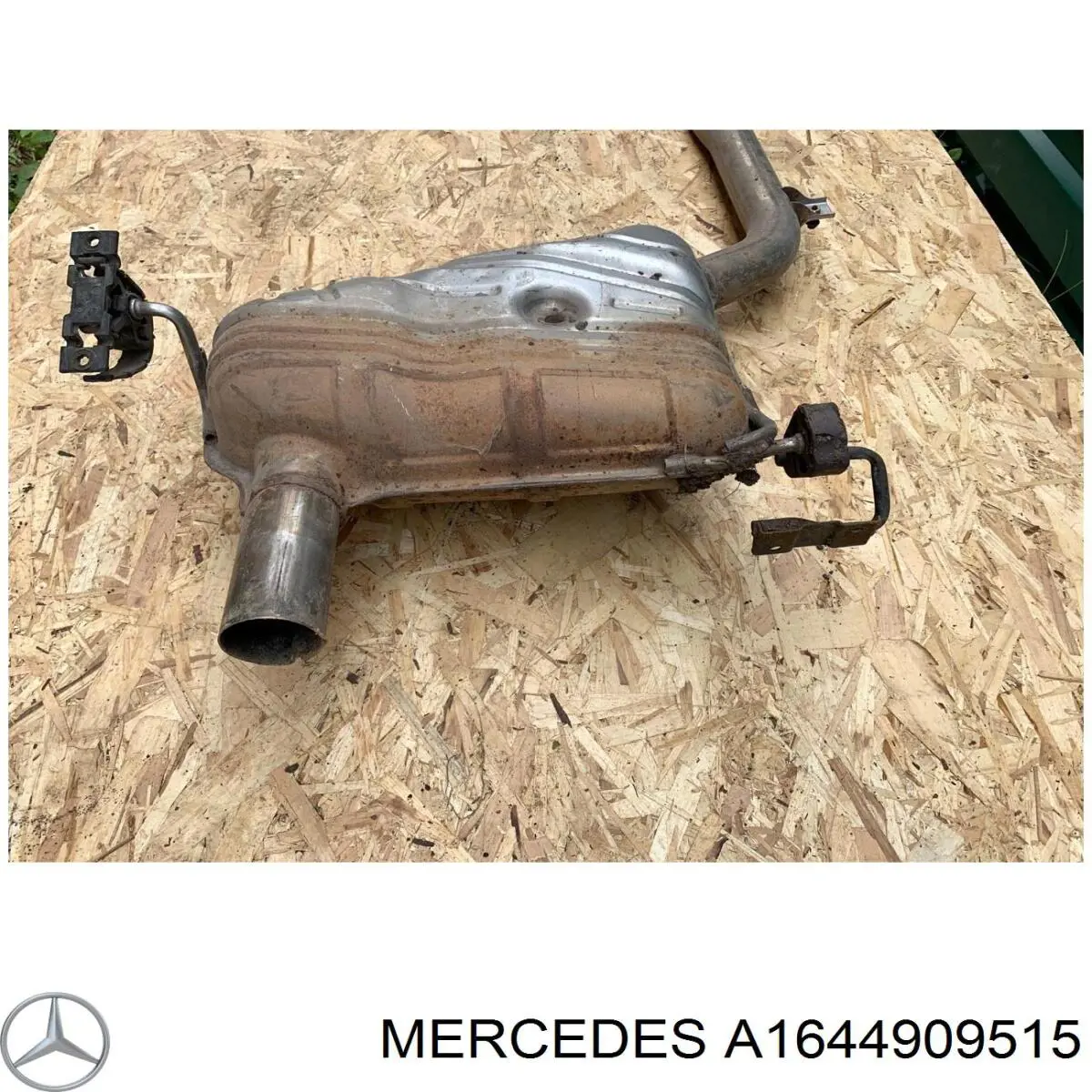 Вихлоп Mercedes A1644909515 ціна, від 42.72 USD