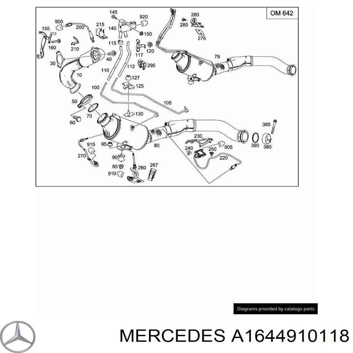Купити A1644910118 Mercedes 