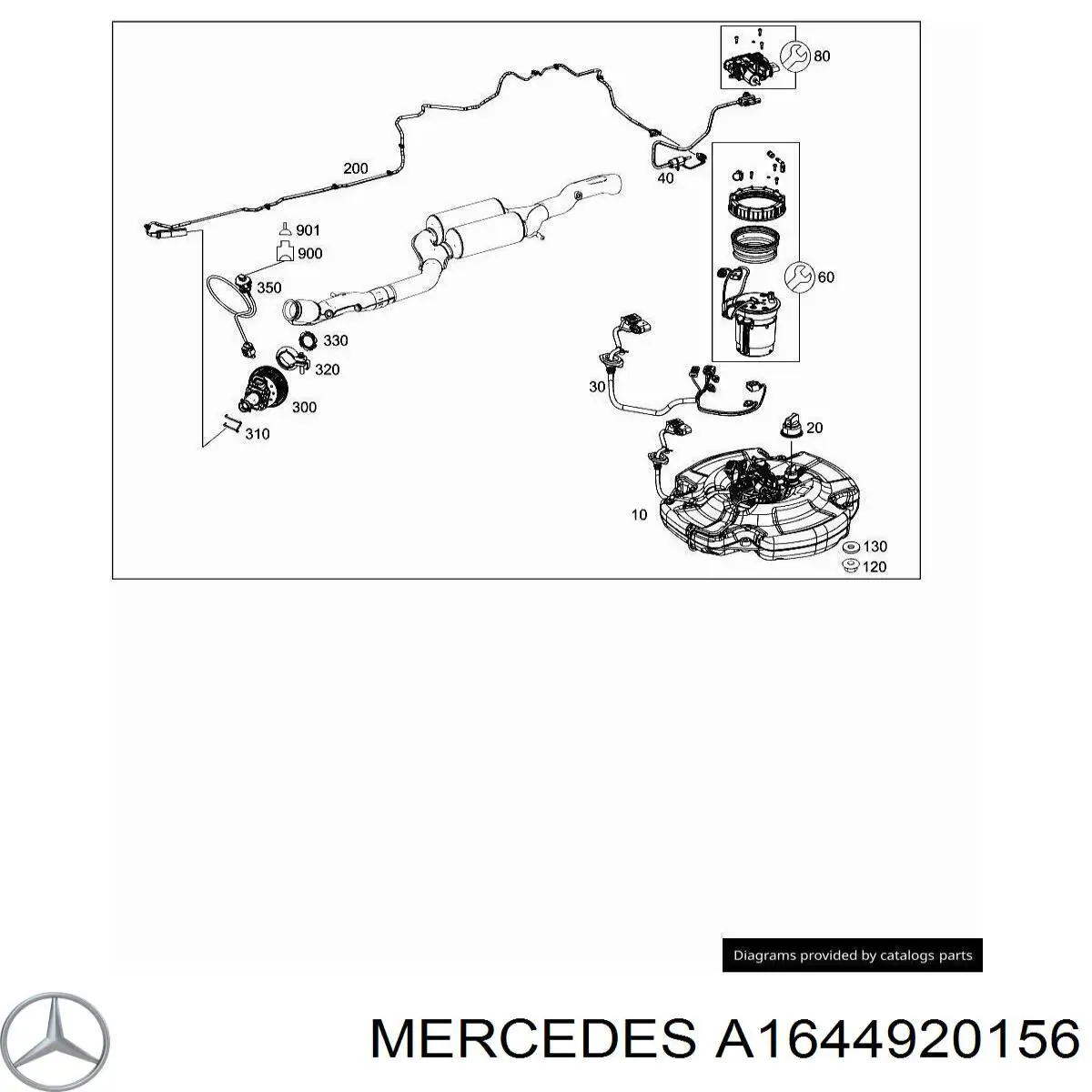  Mercedes A1644920156 ціна, від 11.51 USD