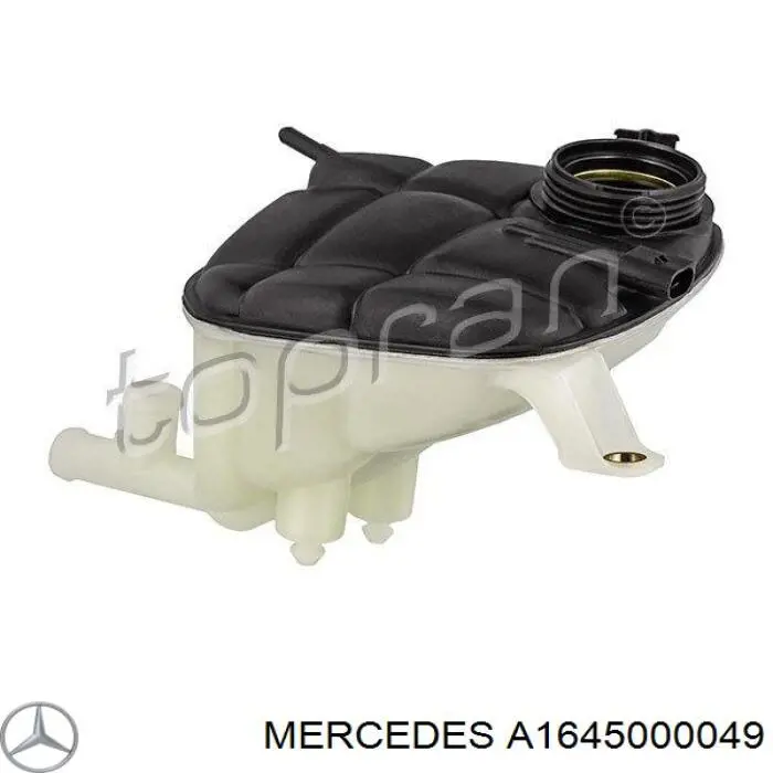 Бачок системи охолодження двигуна розширювальний Mercedes A1645000049 ціна, від 43.07 USD
