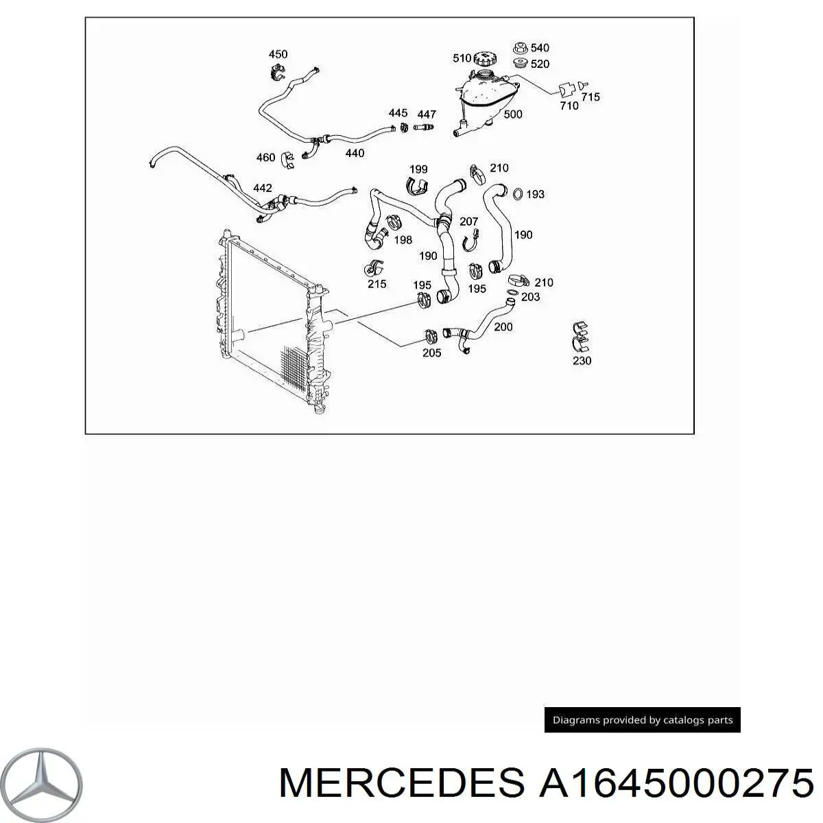 Купити A1645000275 Mercedes 