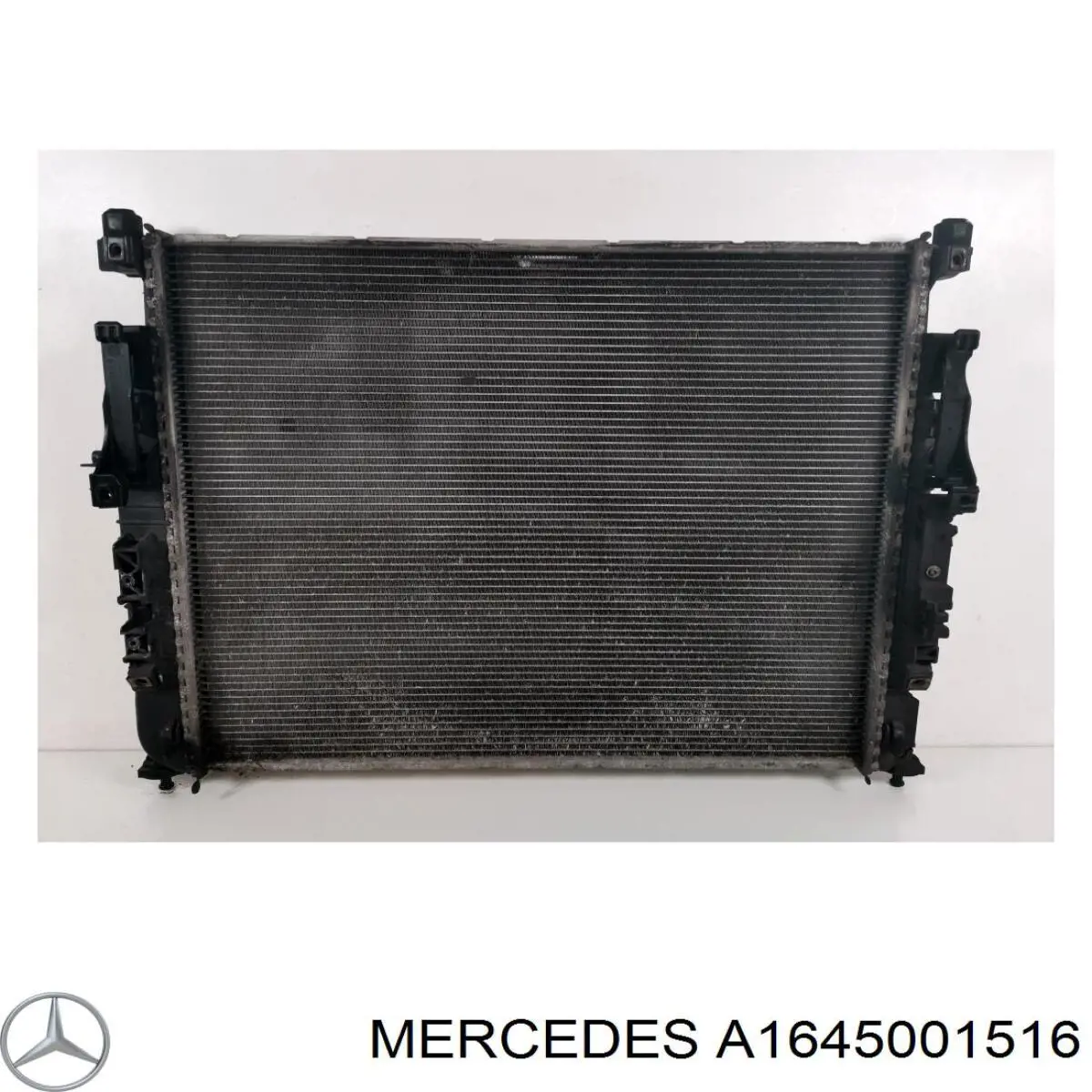 Купити A1645001516 Mercedes Повітропровід радіатора