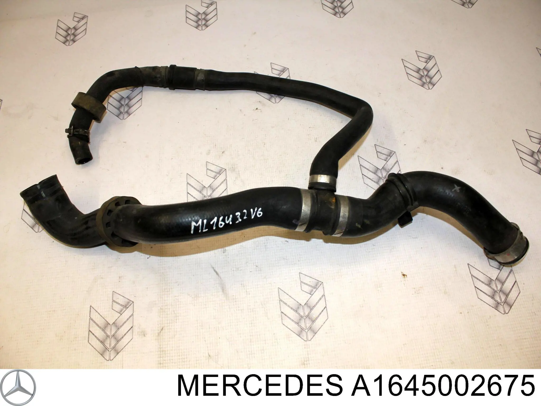 Купити A1645002675 Mercedes Шланг/патрубок радіатора охолодження, верхній