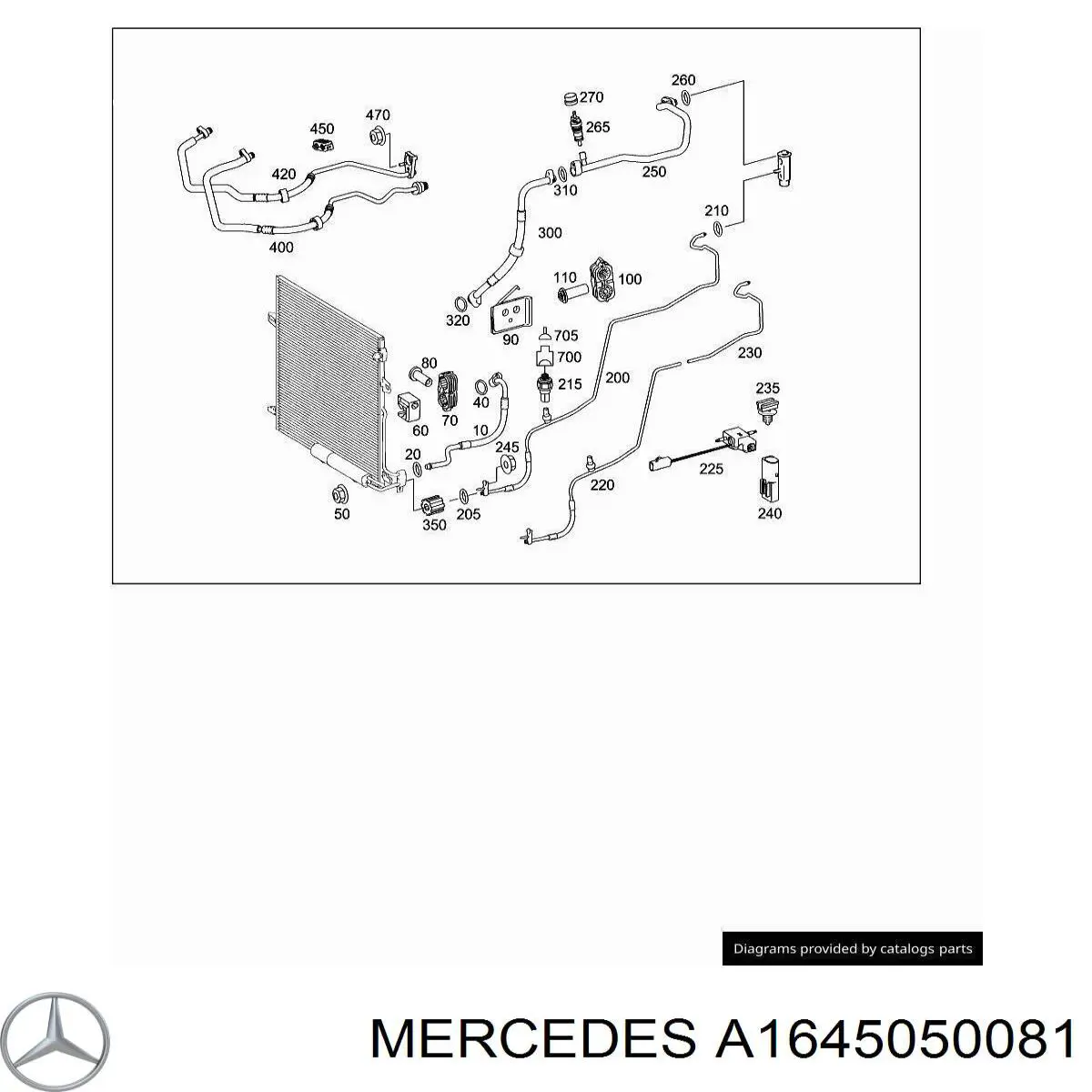  Mercedes A1645050081 ціна, від 3.80 USD
