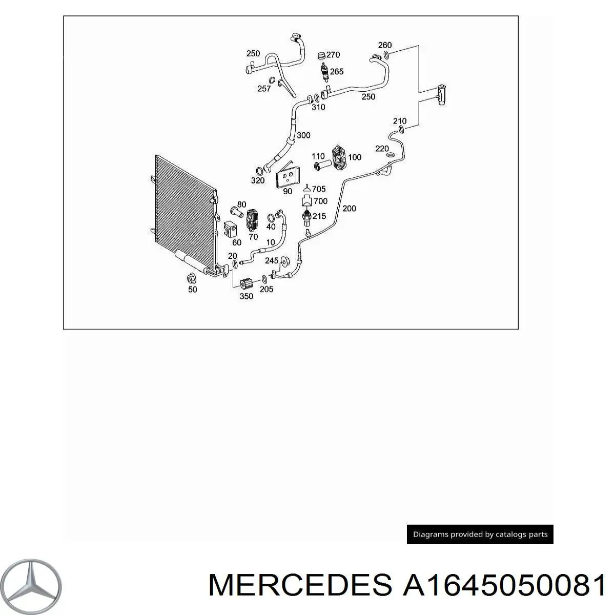 A1645050081 Mercedes 