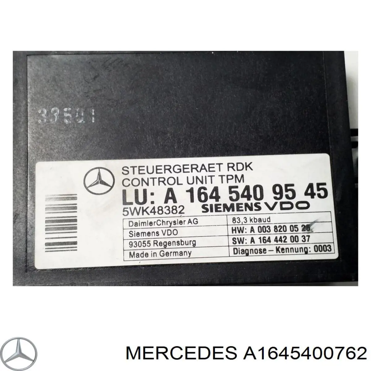 Купити A1645400762 Mercedes Блок системи контролю тиску в шинах
