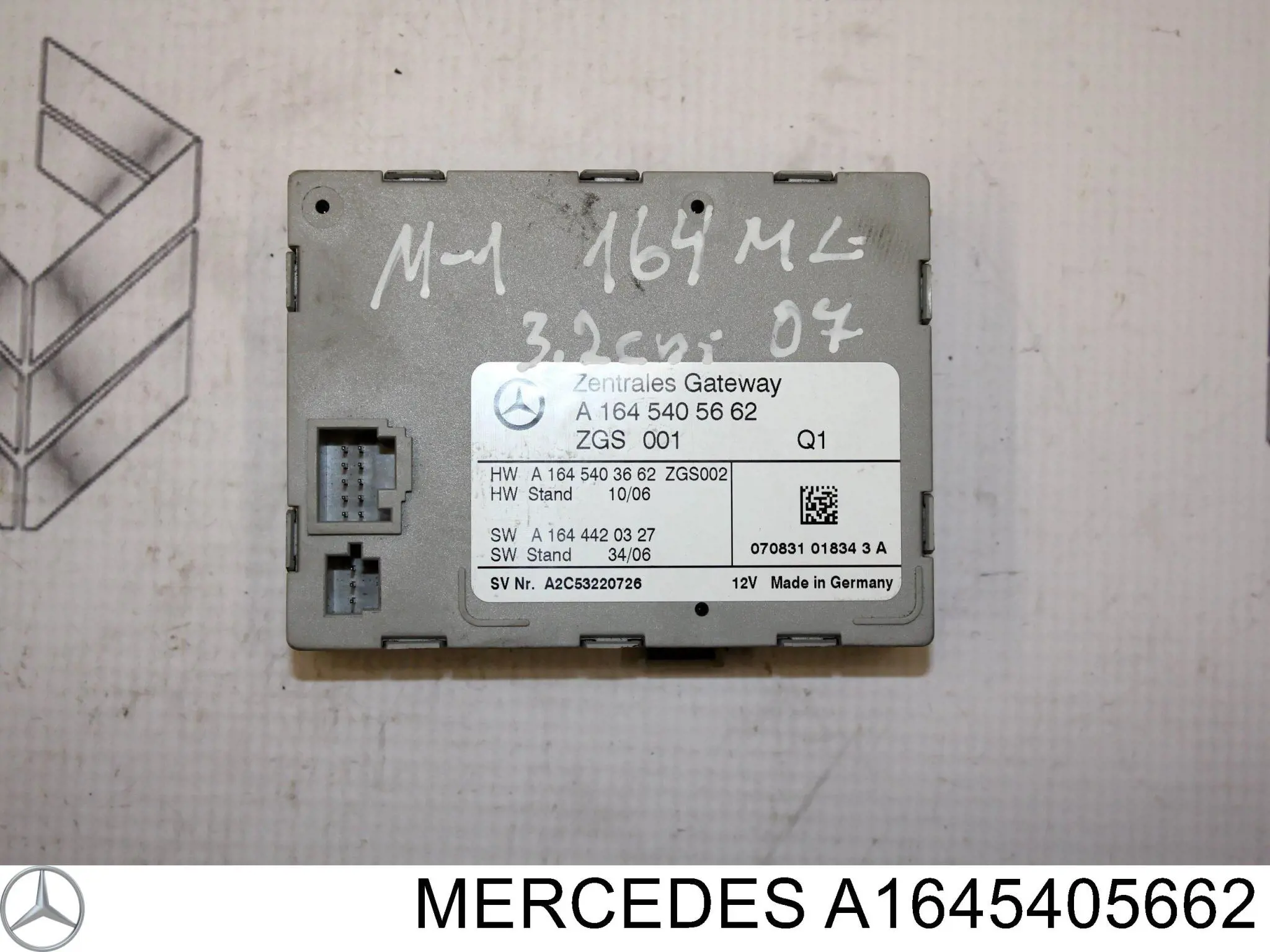 Блок керування центральним замком Mercedes A1645405662 ціна, від 36.22 USD