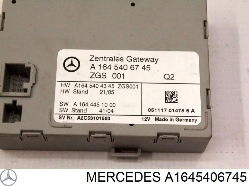 A1645406745 Mercedes Блок управління центральним замком