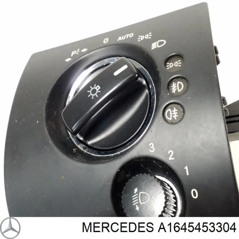 Перемикач світла фар, на "торпеді" A1645453304 Mercedes