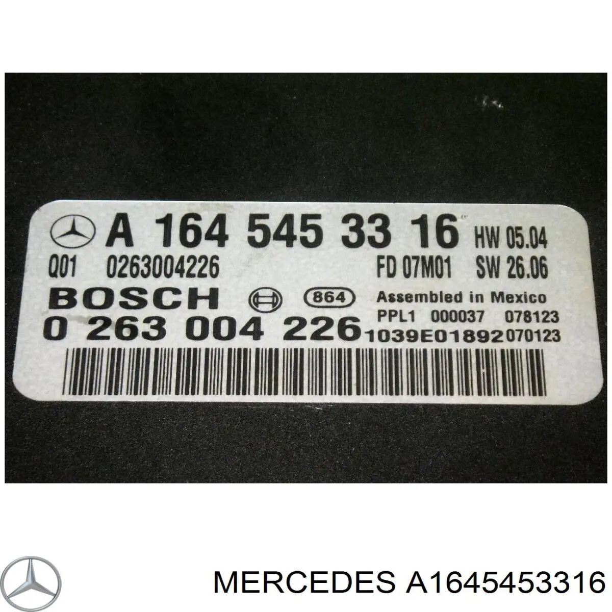 Купити A1645453316 Mercedes Модуль керування (ЕБУ) парктроніком
