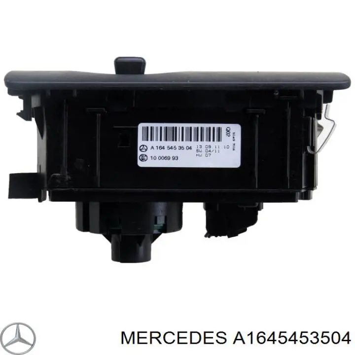 A1645453504 Mercedes Перемикачі електричні (перемикач світла центральний)