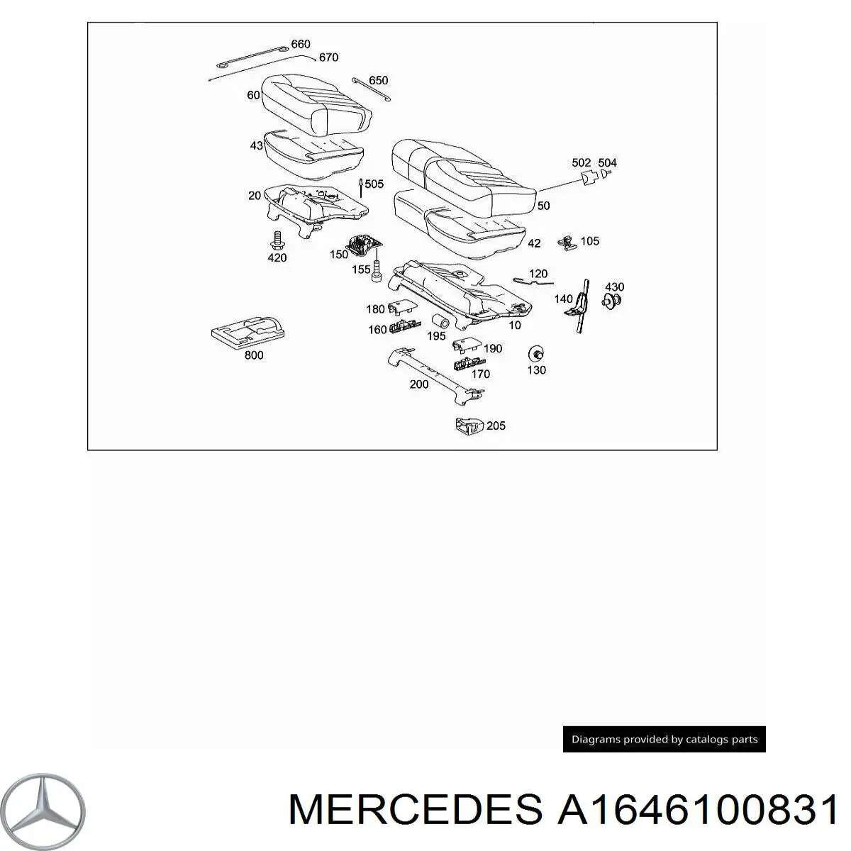 A1646100831 Mercedes 